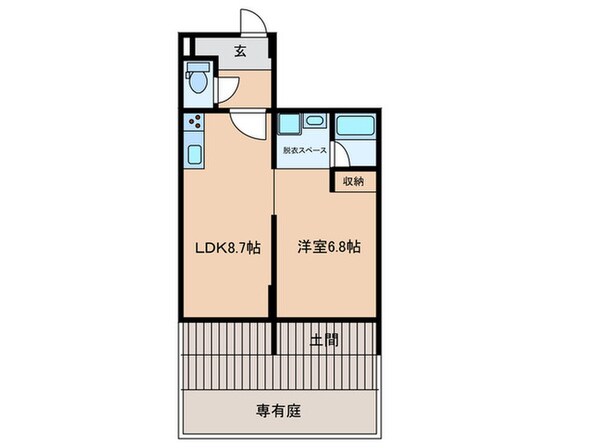 マンションニュー高輪(105)の物件間取画像